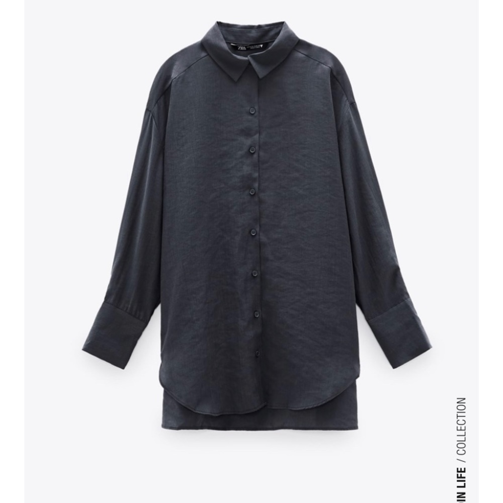 Oversized Shirt Dress